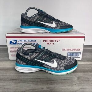 Nike Dual Fusion TR 2 Flywire Gray Cactus Shoes Womens 8 ‘14 Sneakers